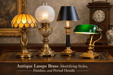 Antique Lamps Brass