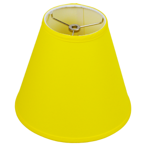 5 x 10 x 9 Round Lampshade with Nickel Washer Attachment
