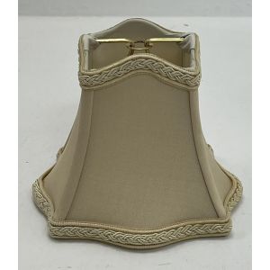 Crowned Square Bell Lampshade 2.5-5-4.5 Sand